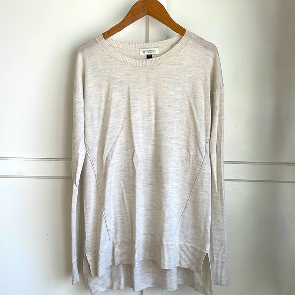 KINROSS Crew Neck 100% cashmere Featherweight Sweater - Picture 1 of 3